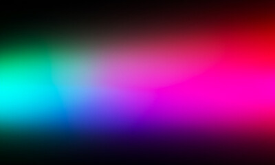 abstract colorful light leak on black background