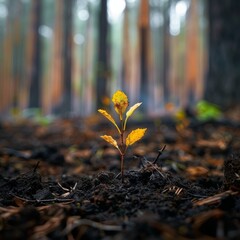 A newsletter focusing on the progress of reforestation projects around the world - obrazy, fototapety, plakaty