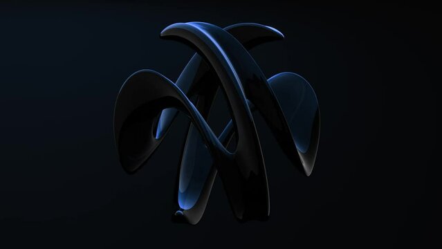 moderne elegante blaue abstrakte Figur - visuelle Dynamik, Design, Hintergrund, Geometrie, kreativ, Hintergrund, Abstraktion, organisch, Kunst