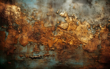 Vintage copper and bronze texture