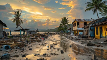 An initiative to create a global database of climate-related loss and damage incidents for research and planning - obrazy, fototapety, plakaty