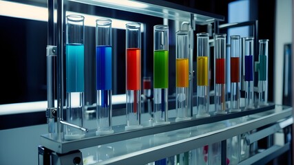 Exploring Chemistry, Science, and Research, A Journey Through Scientific Experiments, Unveiling the Mysteries of Test Tubes, From Labs to Medicine Cabinets, Blue, Green, and Red Test Tubes in Research