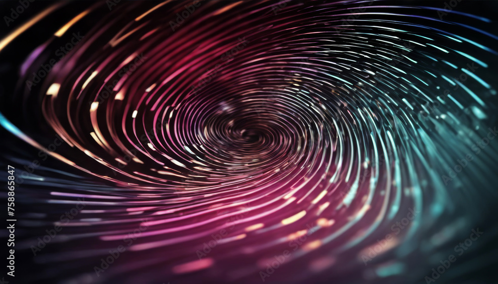 Aufkleber spiral background line sound wave rhythm vector dynamic abstract