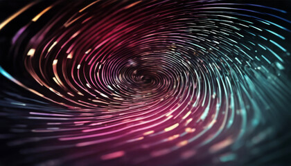 Spiral background line sound wave rhythm vector dynamic abstract
