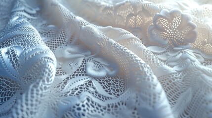 Floral Lace Pattern as a Background 8k Realist