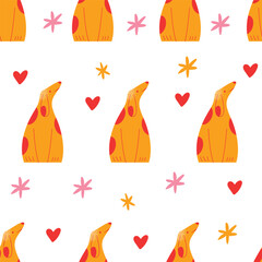 Cute dogs doodle vector. Cartoon dog or puppy characters design with flat color in sit poses. Funny pet animal isolated on background.