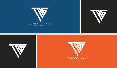 Triangle TAG or ATG initial logo concept monogram logo template designed to make your logo process easy and approachable. tringle logo