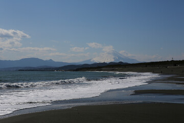 相模湾と富士山