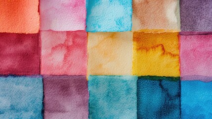 Fototapeta premium Close up view of a vibrant and abstract painting. Suitable for art and creativity concepts