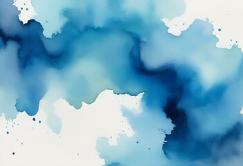 Obraz premium gradatiom, cobart blue, artwork, watercolor, watercolor style, fluid colors, dreamy washes. Generative AI. 