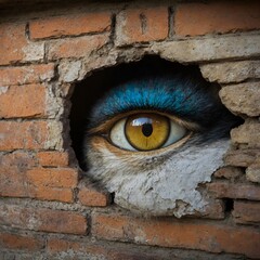 The human eye in the wall