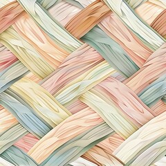 seamless pattern with basketry pastel colours texture. - obrazy, fototapety, plakaty