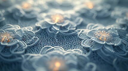 Obraz premium Lace Pattern 8K Realistic Lighting Unreal Engine