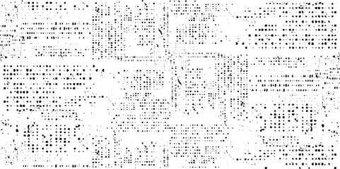 Grunge real organic vintage halftone vector ink print background