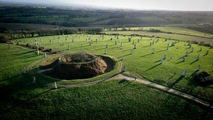 The Valley of the Saints seen from a drone