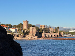 Fototapeta premium Chateau de Mandelieu Cannes sud de la France