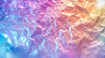 Holographic foil texture background. Abstract holographic foil texture