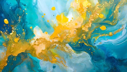 Fototapeta na wymiar Photo of a liquid multicolor art painting abstract