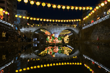 長崎ランタンフェスティバル・眼鏡橋