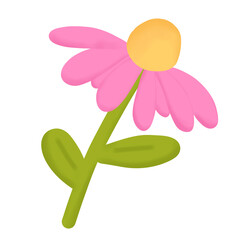 Flower Blossom Icon Graphic Clipart Cartoon