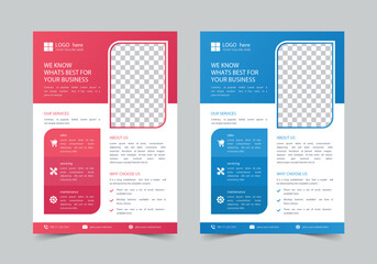 Corporate Flyer Template | A4 | Print Ready | 0.125 Bleed