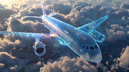 Obraz premium Smart skins for aircraft