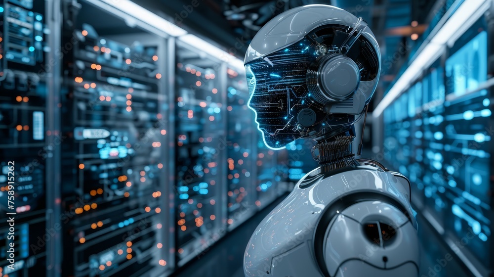 Poster a cutting-edge workshop where service robots are meticulously designed