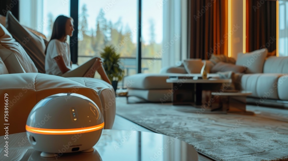 Poster a smart home fully equipped with service robots and automation technologies