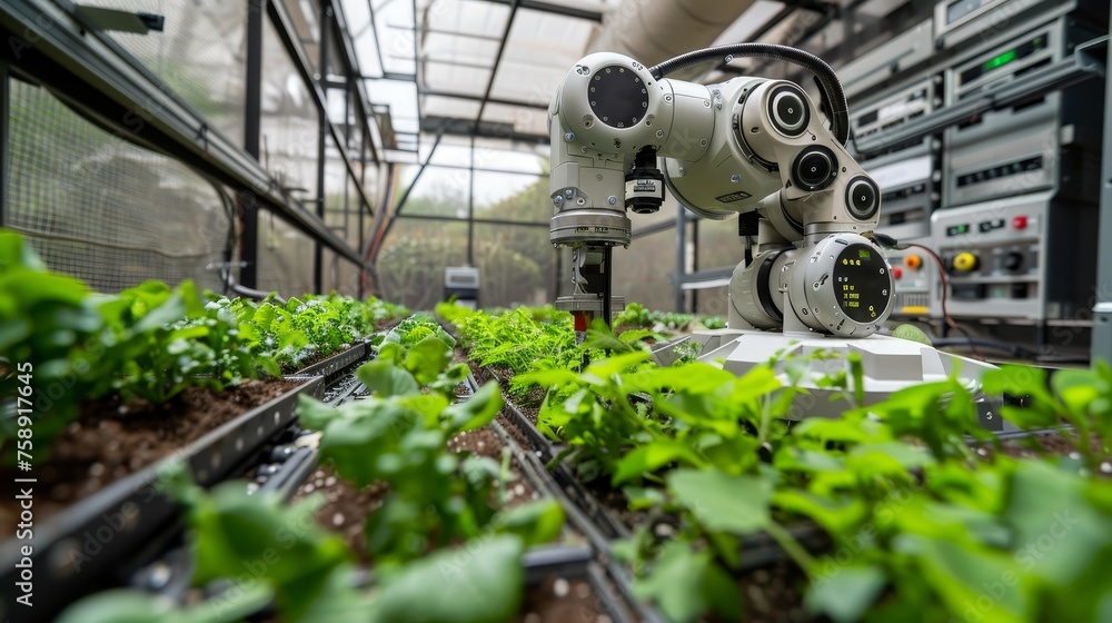 Aufkleber an advanced robotics lab focused on developing the next generation of robots for sustainable agricul