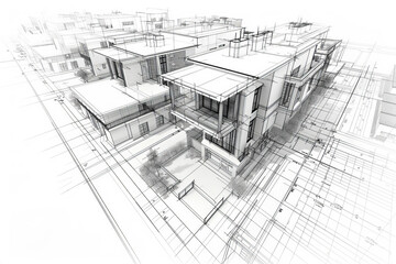 Abstract design urban architecture.