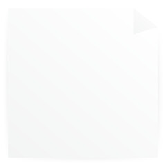 Sticky notes isolated PNG. posit paper. decorate in panner.