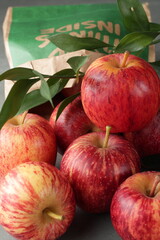 apple tea, fruits, grape, tomatoes