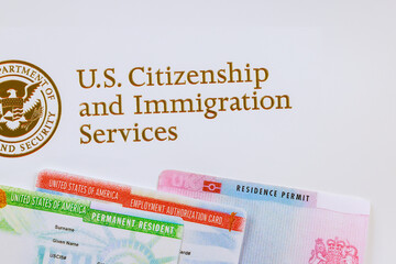 Department of homeland Security United States Citizenship and Immigration Services Permanent...