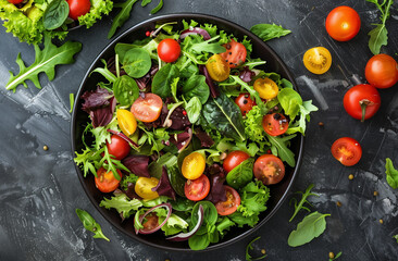 건강 샐러드 야채 다이어트 식품