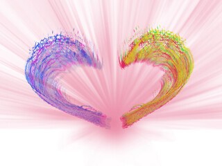 olorful vector watercolor brush strokes