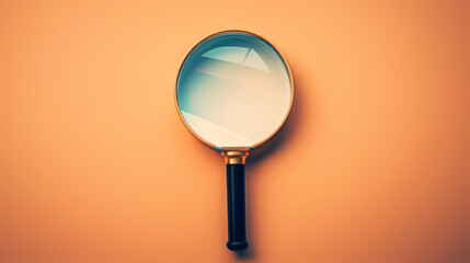 Magnifying glass, symbolizing curiosity and discovery