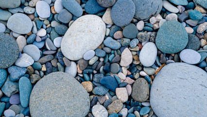 pebble beach natural background copy space.