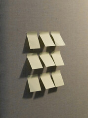 Creative Post-It Notes on Grey Backgrounds