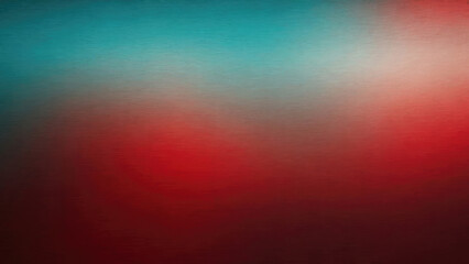 Fototapeta premium Red Teal grey brown, color gradient rough abstract background, grainy noise grungy