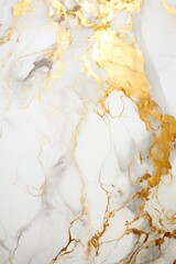 Detailed shot of marble with elegant gold paint, perfect for luxury design projects