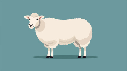 Cute animal concept represented by sheep icon