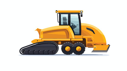 Obraz na płótnie Canvas Download flat icon of snow plow flat vector isolated