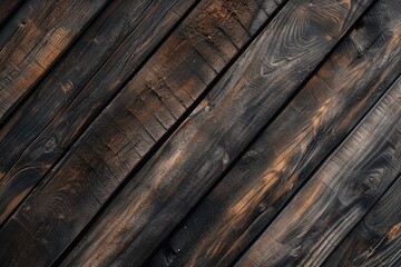 Detailed view of a textured wooden wall, ideal for background use