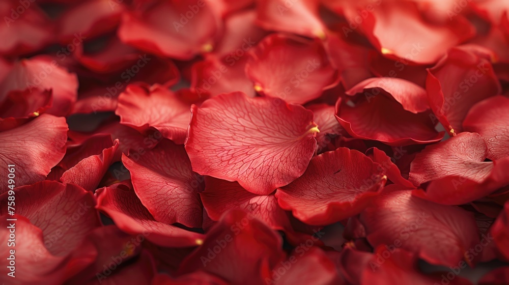 Poster a close up of a bunch of vibrant red flowers, perfect for adding a pop of color to any project