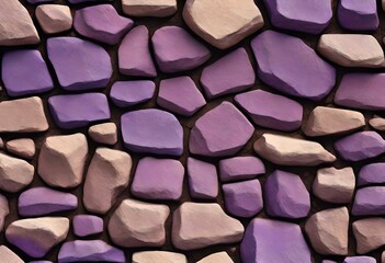 colorful stone wall