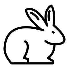 rabbit pet animal icon
