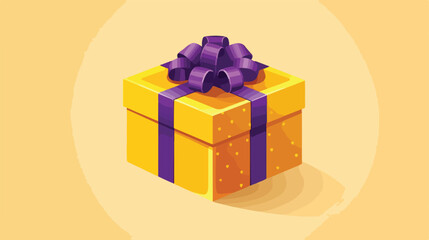 gift flat icon used in the festival flat vector