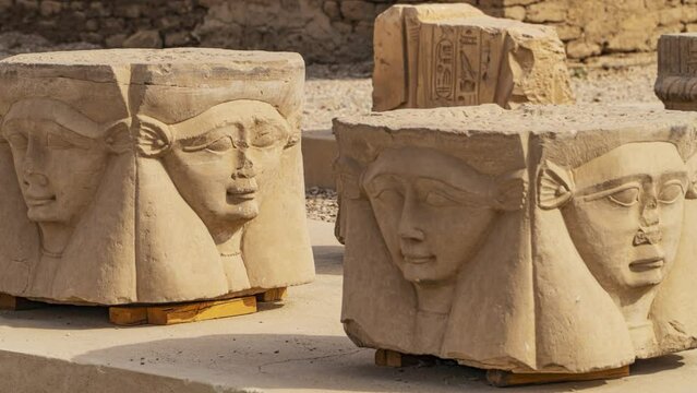 Dendera temple or Temple of Hathor. Egypt. Dendera, Denderah, is a small town in Egypt. Dendera Temple complex, one of the best-preserved temple sites from ancient Upper Egypt.