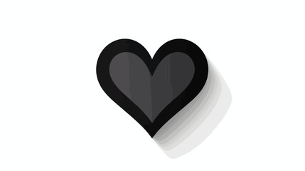 Heart icon Vector. 
