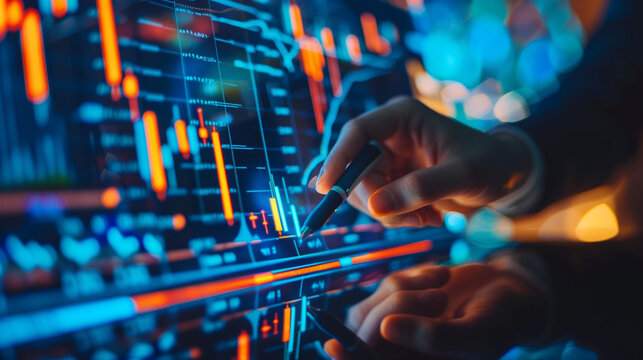 Background image for stock market analysis business